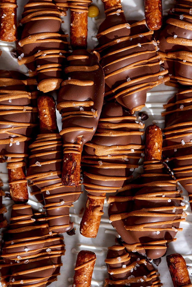 Salted Caramel Pretzel Texture